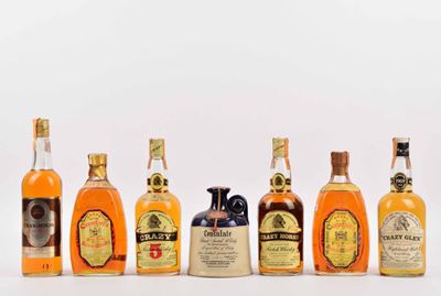 Craigmhor, Crawford's, Crazy, Consulate, Crazy Horse, Crazy Glen, Scotch Whisky