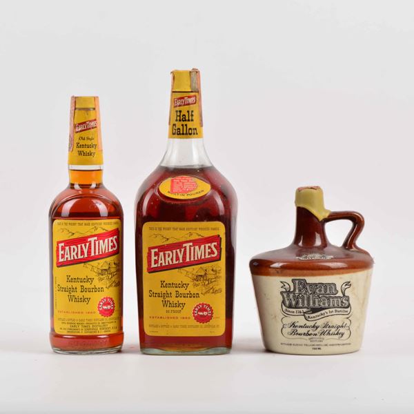 Early Times, Evan Williams, Bourbon Whiskey