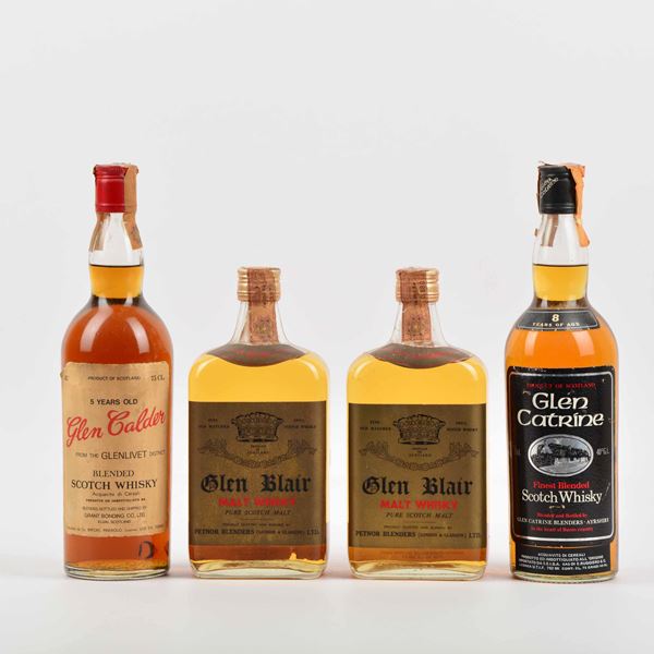 Glen Calder, Glen Blair, Glen Caterine, Scotch Whisky