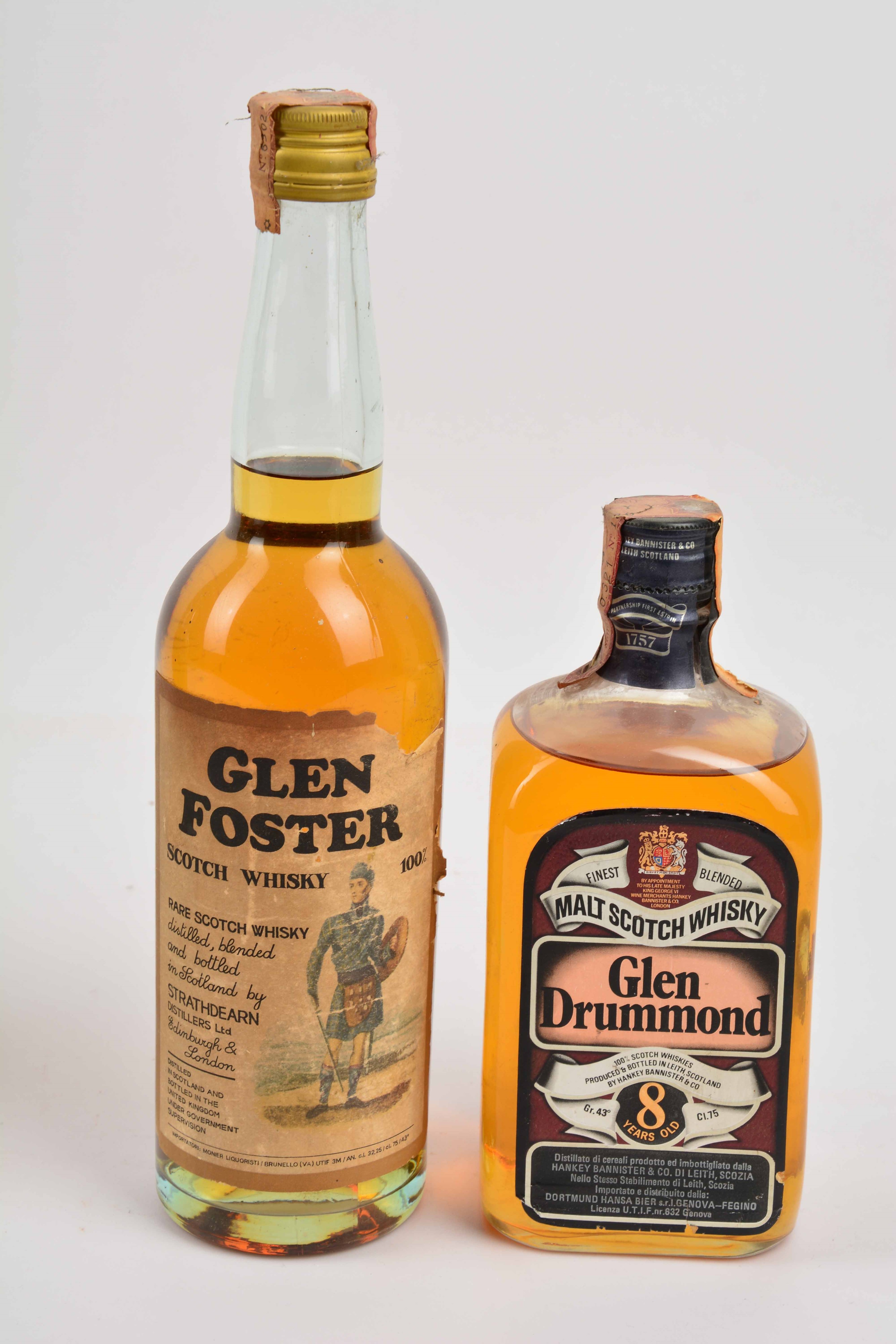Glen Downan, Glen Eagle, Glen Drummond, Glen Foster, Scotch Whisky