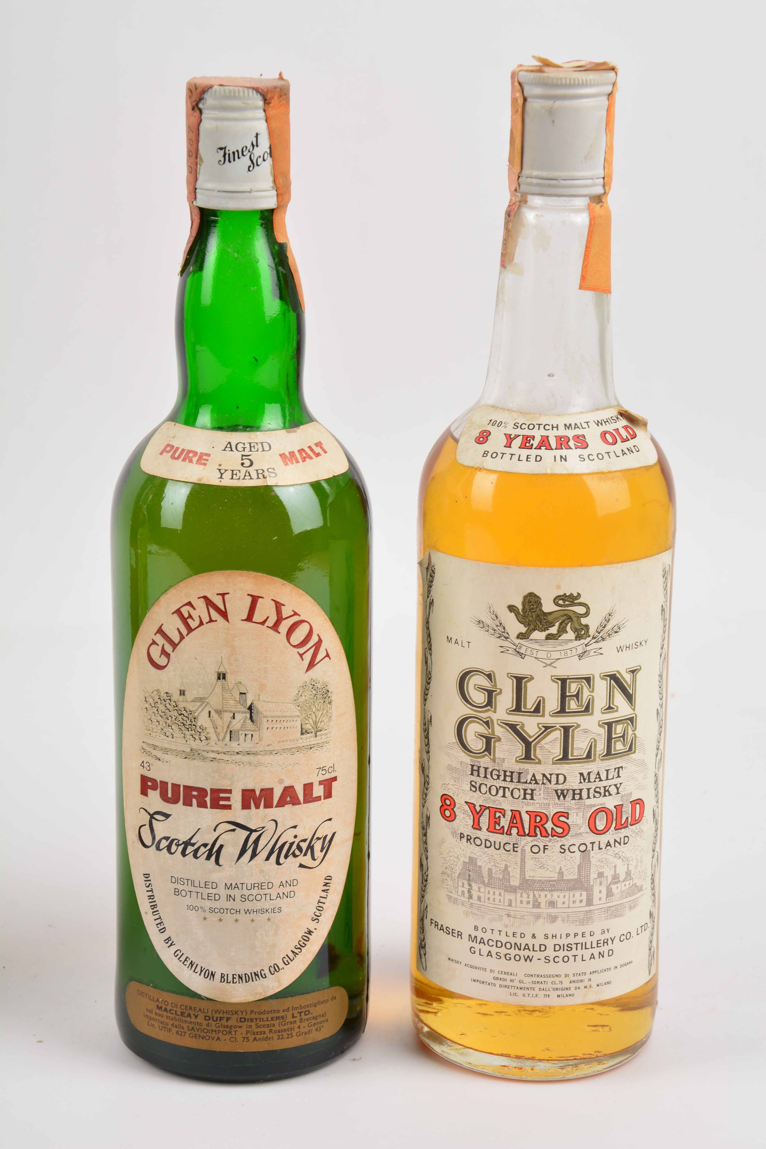 Glen Salen, Glen Sloy, Glen Lyon, Glen Gyle, Scotch Whisky Malt