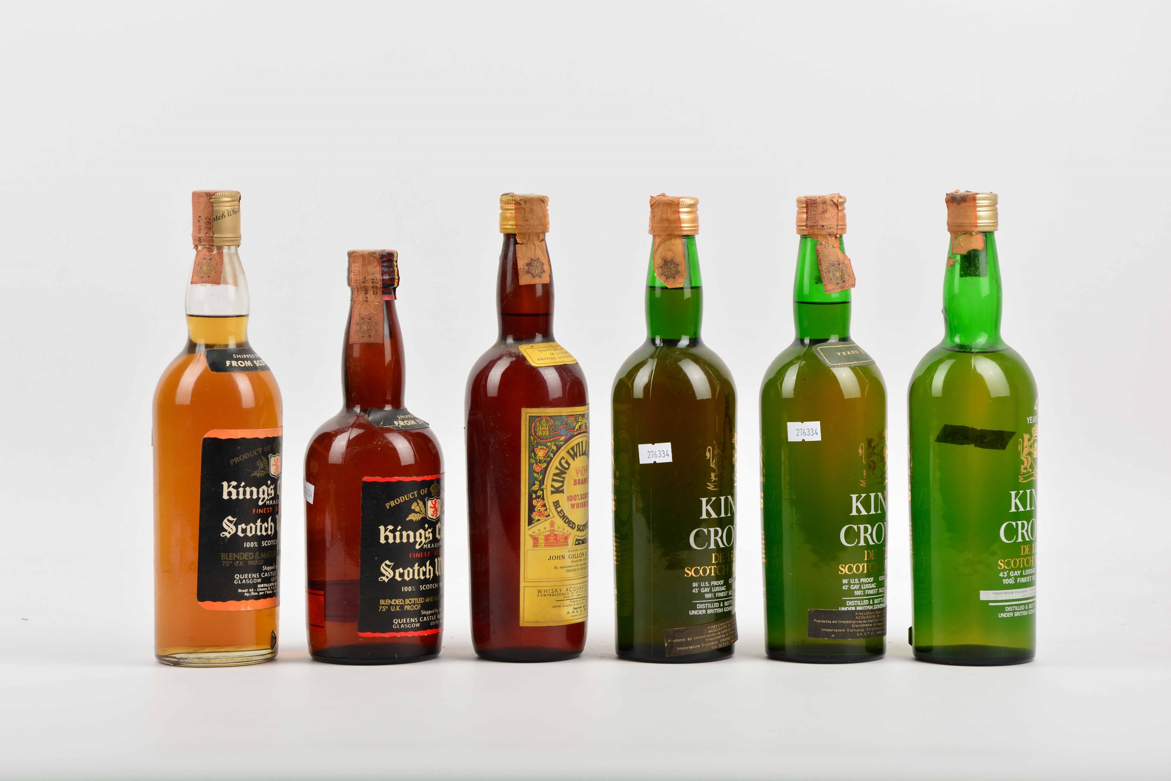 King's Castle, King William IV, King's Crown, Scotch Whisky