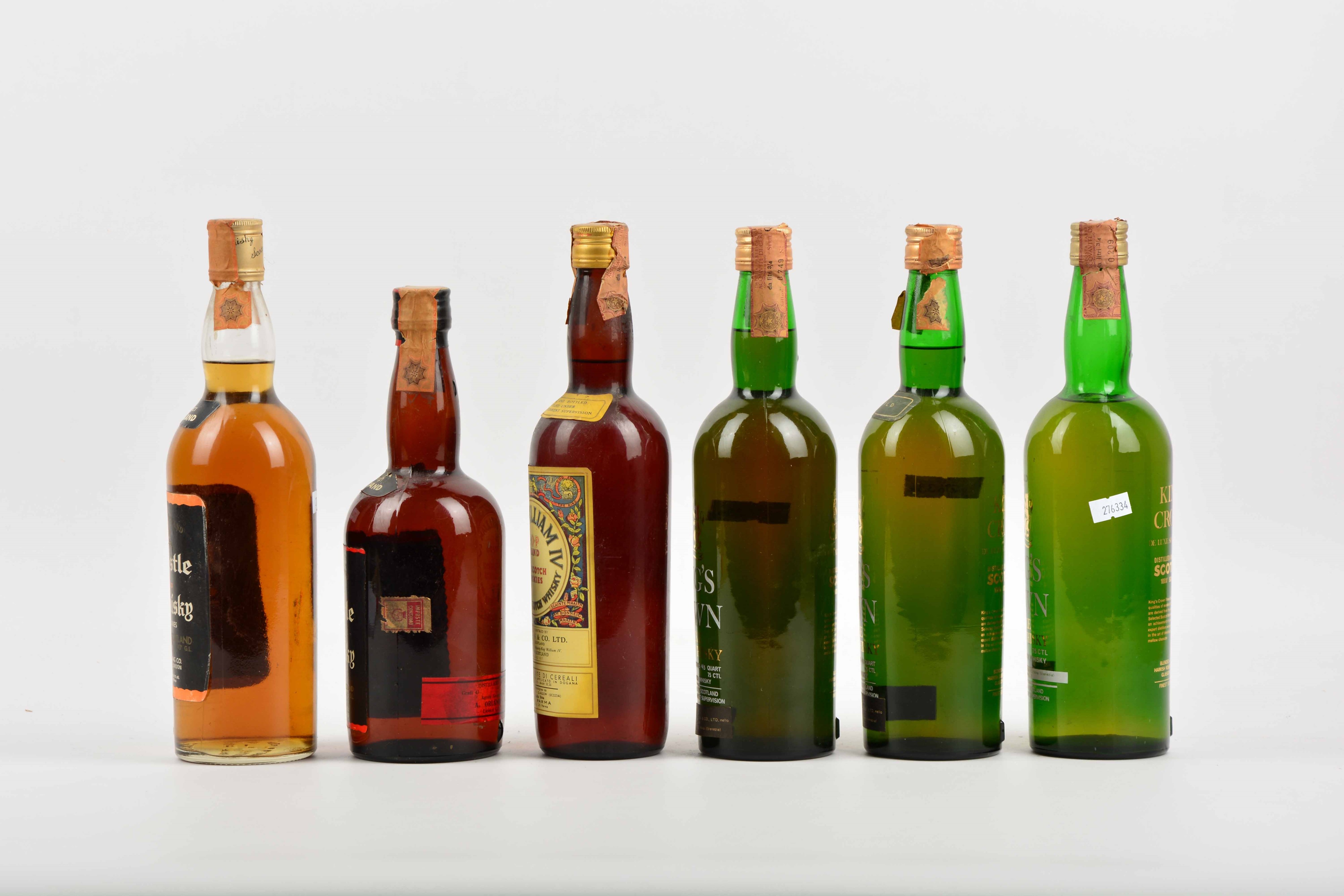 King's Castle, King William IV, King's Crown, Scotch Whisky
