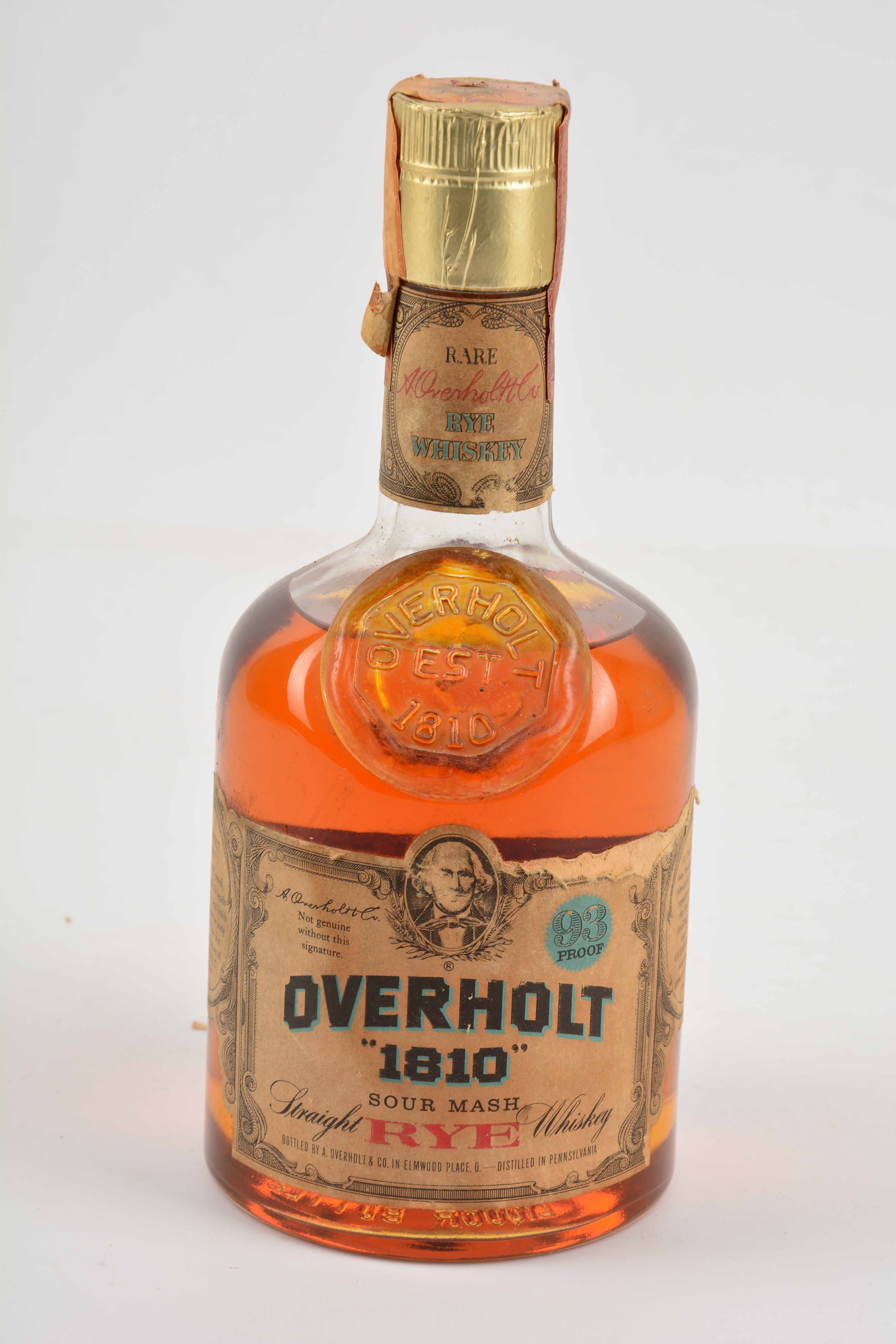 Old Overholt 1974, Rye Whiskey