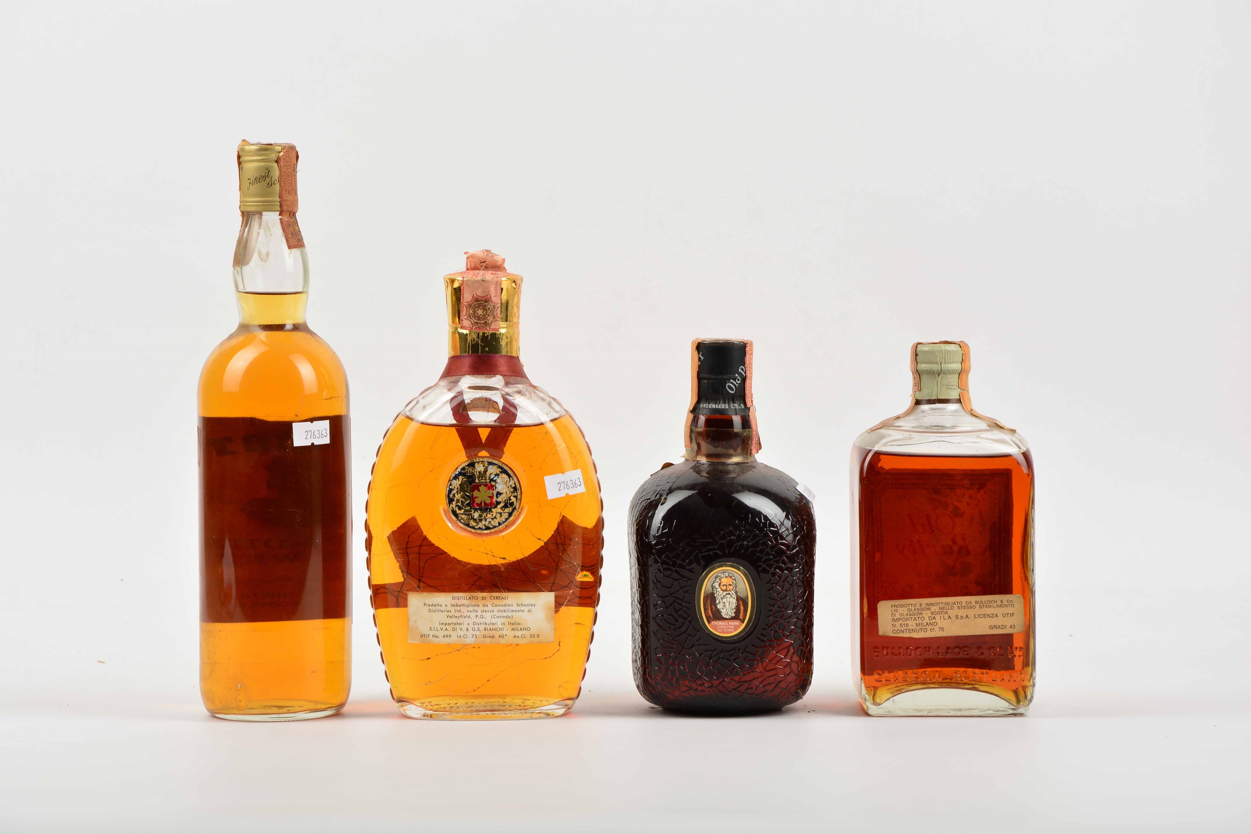 Auld Scottie, Order Of Merit, Old Parr, Old Rarity, Scotch Whisky