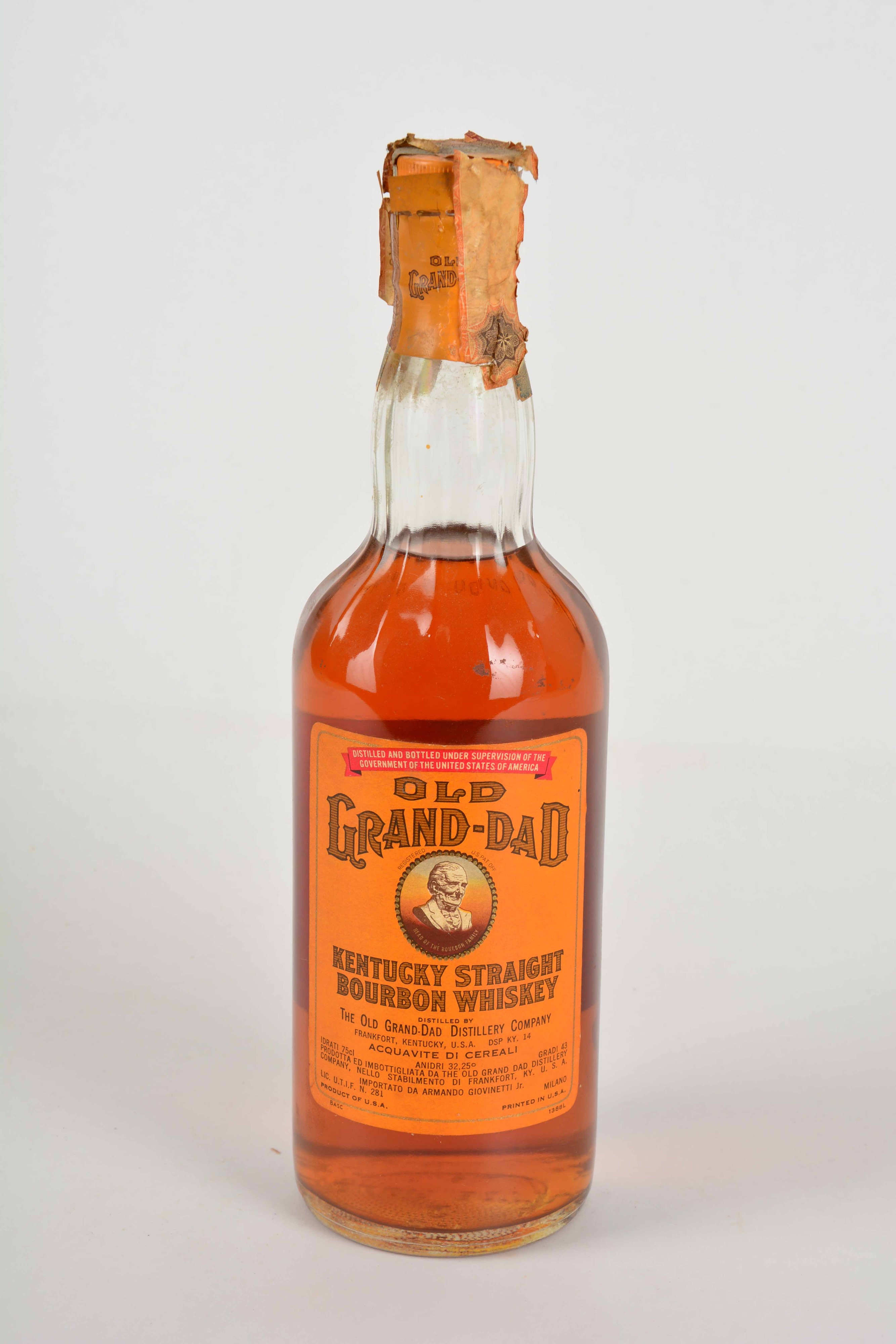 Old Grand Dad 1960, Kentucky Bourbon Whiskey