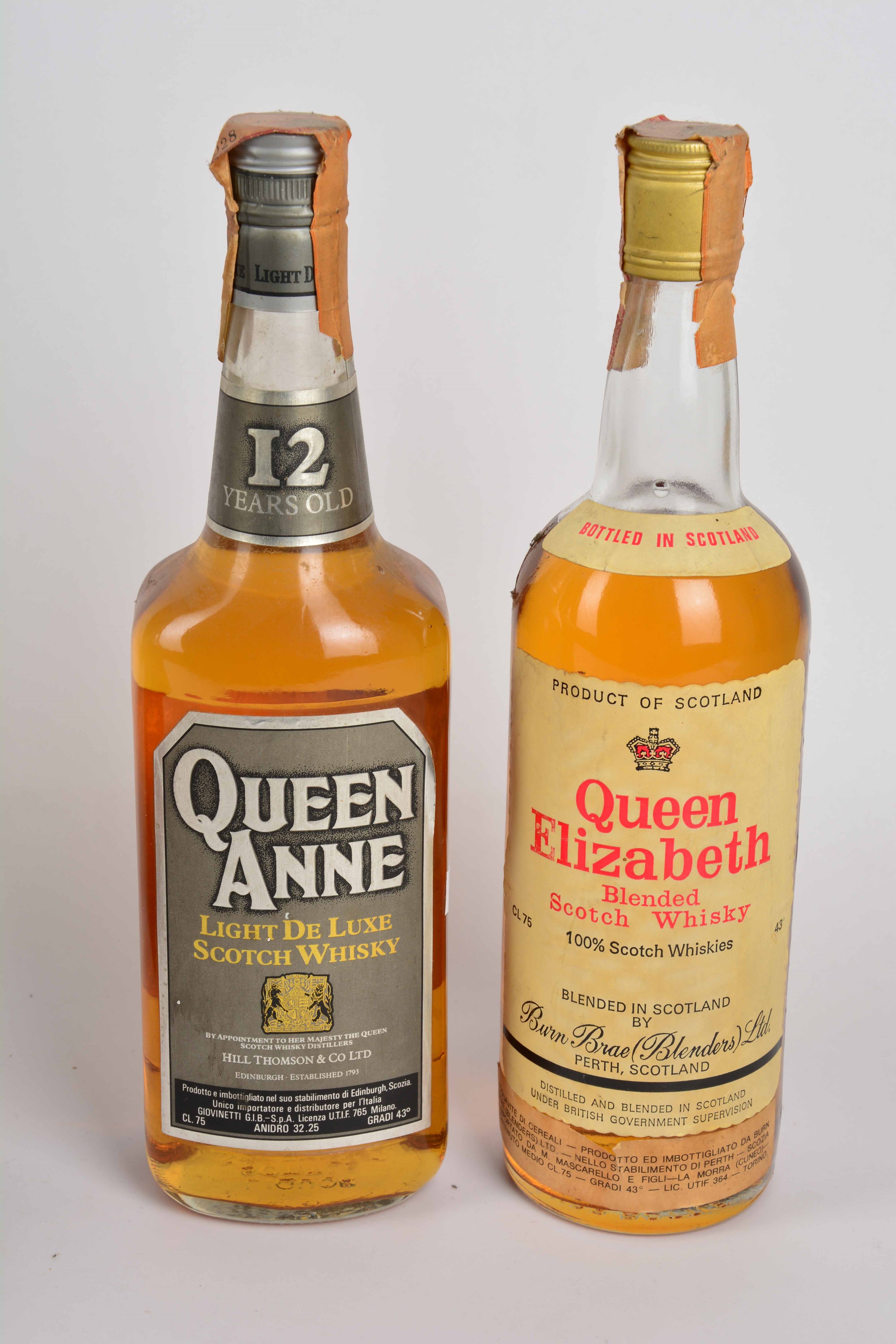 Queen Anne, Queen Elizabeth, Scotch Whisky