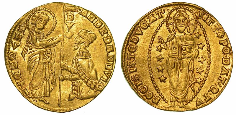 VENEZIA. ANDREA DANDOLO, 1343-1354. Ducato.  - Auction Numismatics - I - Cambi Casa d'Aste
