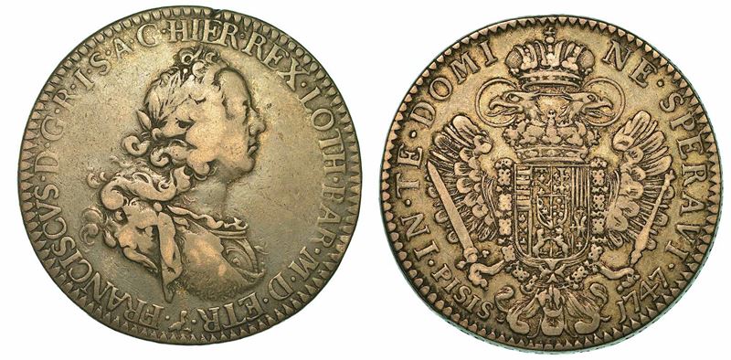 FIRENZE. FRANCESCO III DI LORENA, 1737-1765. Francescone 1747.  - Auction Numismatics - I - Cambi Casa d'Aste