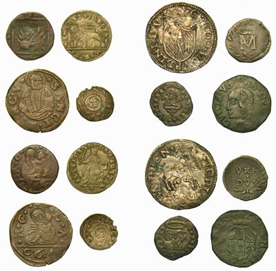 Zecche Italiane (venezia Urbino e Casteldurante). Lotto di Otto Monete.