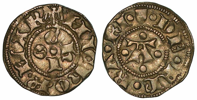 FERRARA. NICCOLO' II D'ESTE, 1361-1388. Marchesino.  - Auction Numismatics - I - Cambi Casa d'Aste