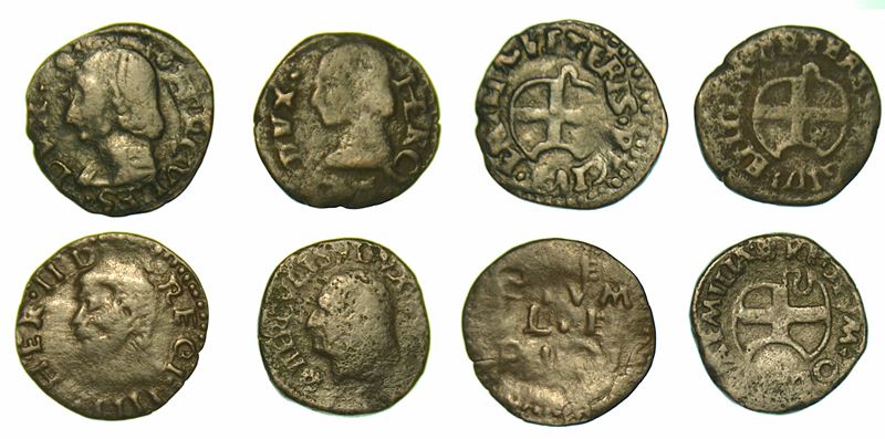 REGGIO EMILIA. Lotto di quattro monete.  - Auction Numismatics - I - Cambi Casa d'Aste
