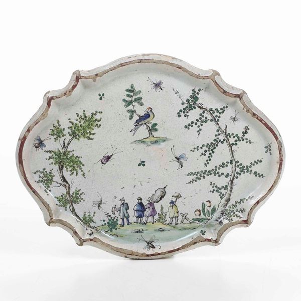 Alzatina ovale Probabilmente Lombardia XX secolo,