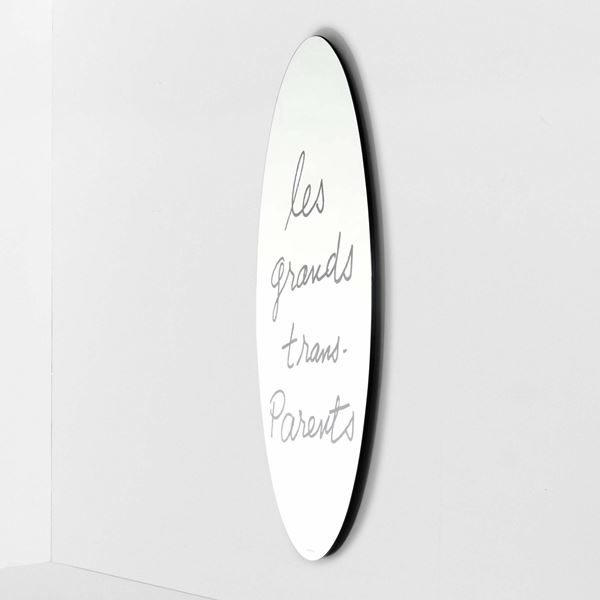Man Ray - Specchio con serigrafia