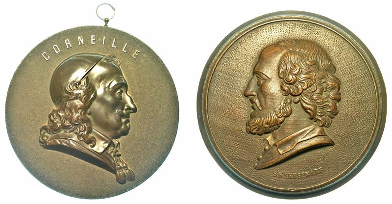 TRAGEDIOGRAFI. Lotto di due medaglie.  - Auction Numismatics - I - Cambi Casa d'Aste