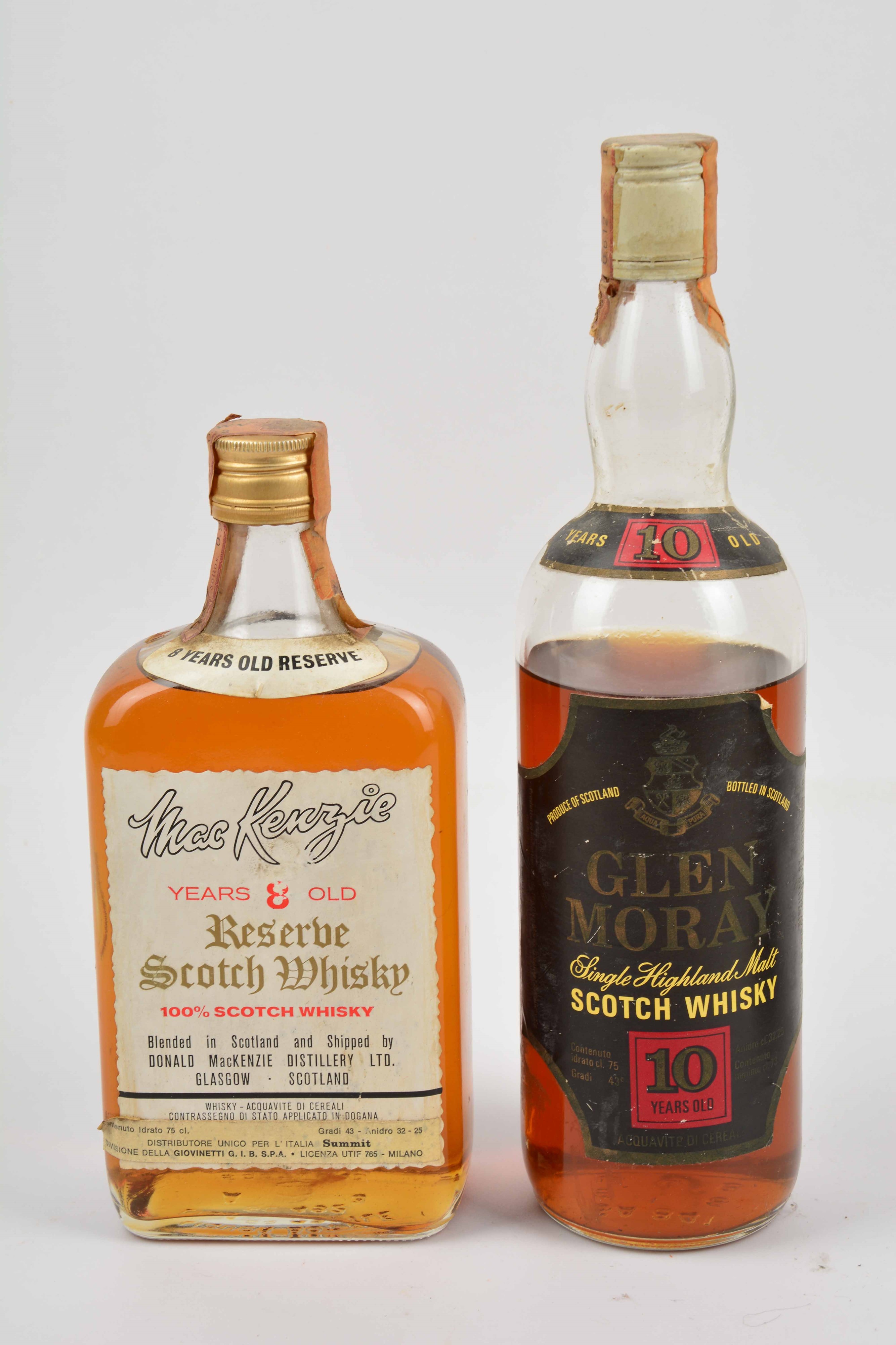 Mac Kenzie, Glen Moray 10, Liqueur Lochan Ora