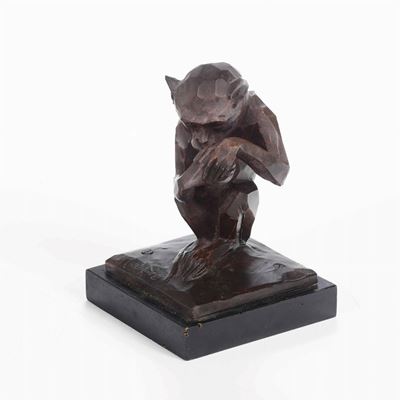 Scimmia in Terracotta, Cacciapuoti, Anni ‘20
