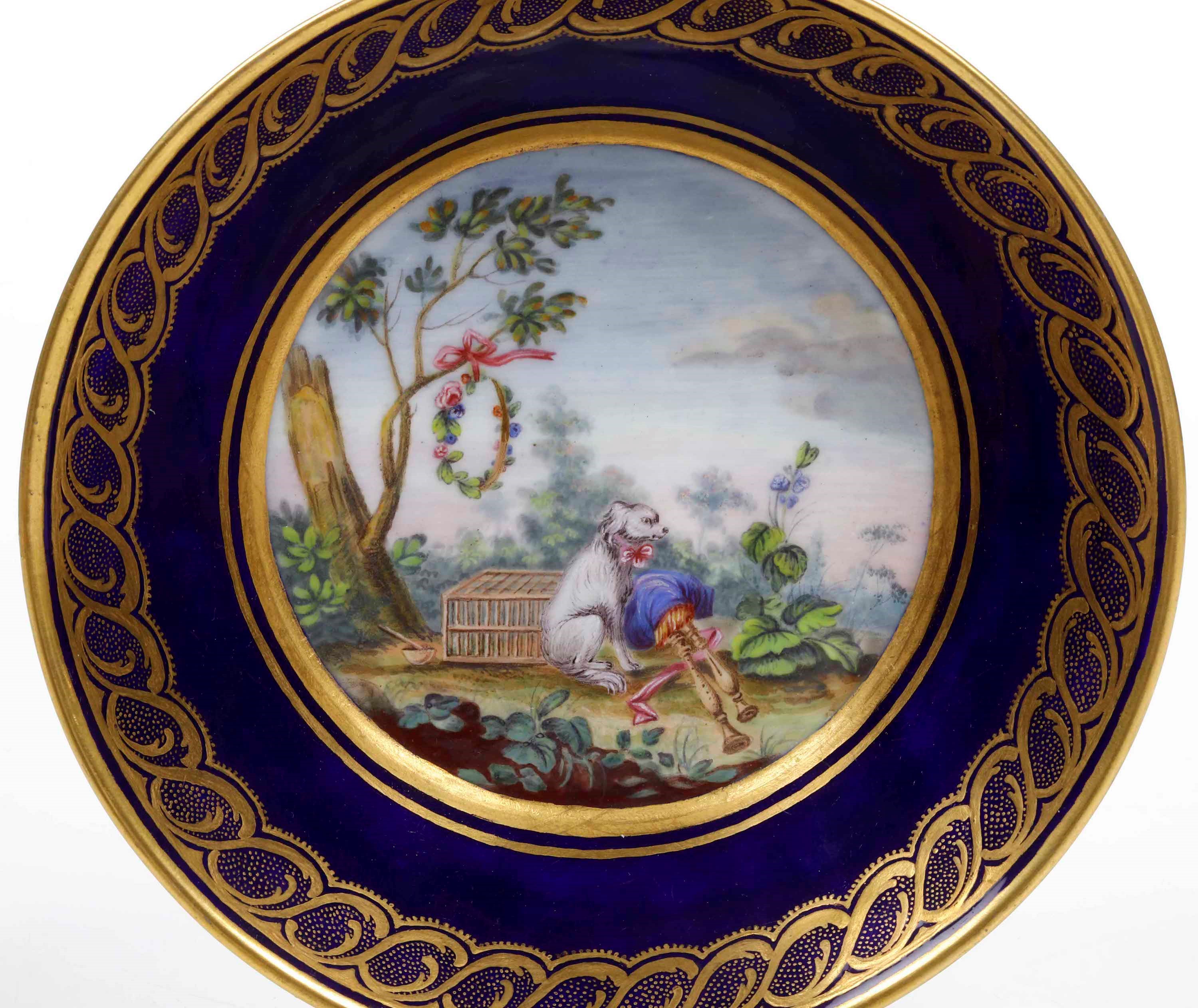 Tazza con Piattinosèvres, Verso il 1790