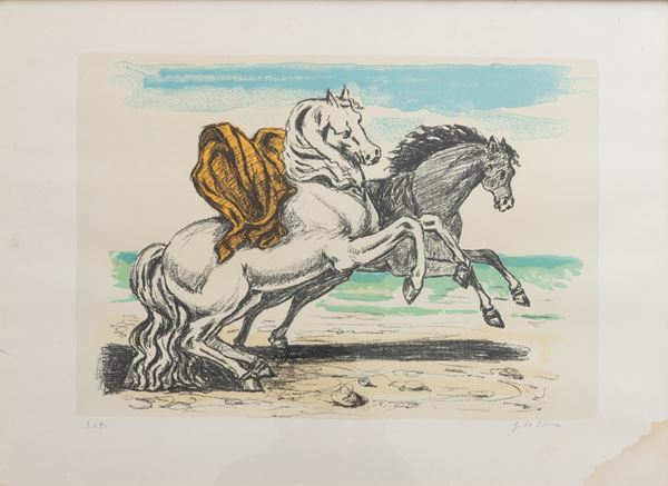 Giorgio De Chirico - Cavalli sulla spiaggia