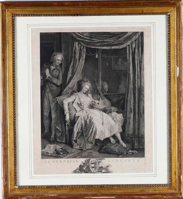 Danlou pinx -P.H. Jonxis sculp La surprise agreable Utrecht, 1789