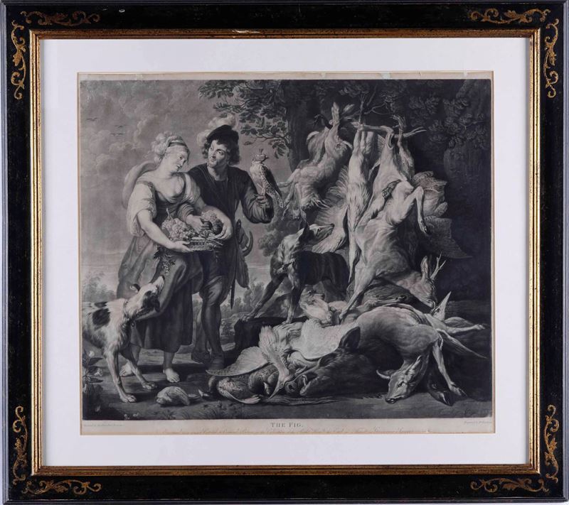 Richard Earlom The Fig ... secolo XIX  - Auction Prints, Views and Maps - Cambi Casa d'Aste