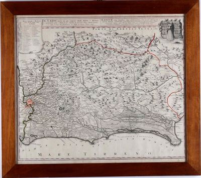 Heredi Homann il Lazio con le Sue Più Cospicue Strade Antiche Moderne... Data in Luce da Domenico...