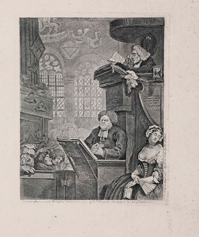 William Hogart The Sleeping Congregation... London 1762
