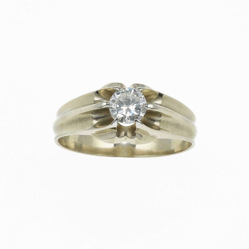 brilliant cut diamond ring  - Auction Jewels - Cambi Casa d'Aste
