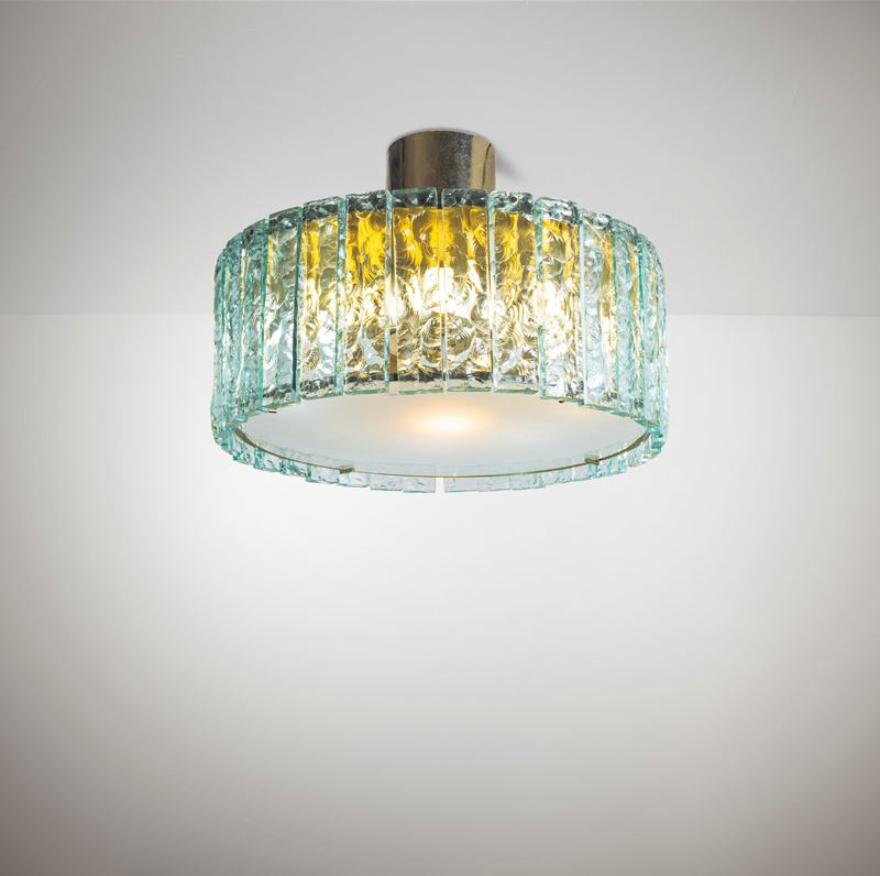 Max Ingrand : Lampada a plafone mod. 2448  - Auction Design Properties - Cambi Casa d'Aste