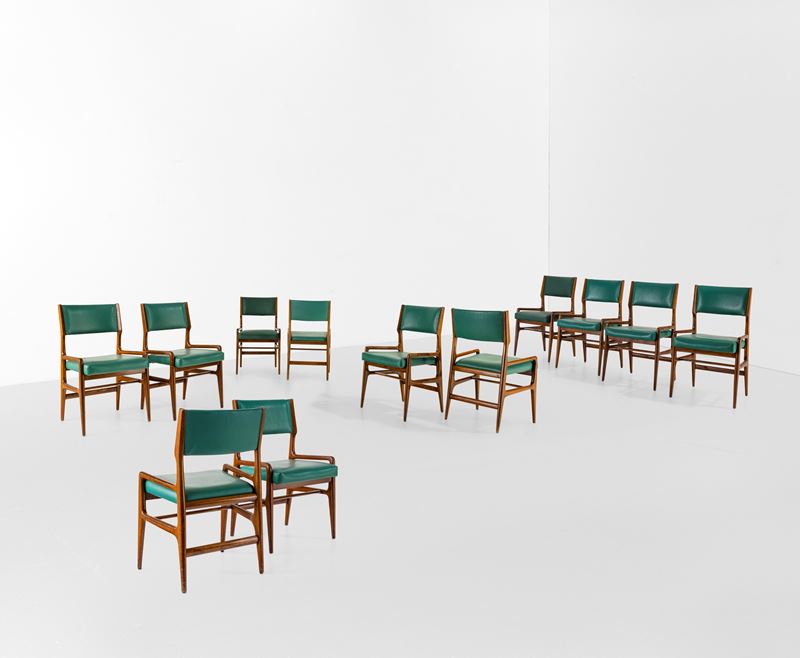 Gio Ponti : Dodici sedie  - Asta Design200 - Cambi Casa d'Aste