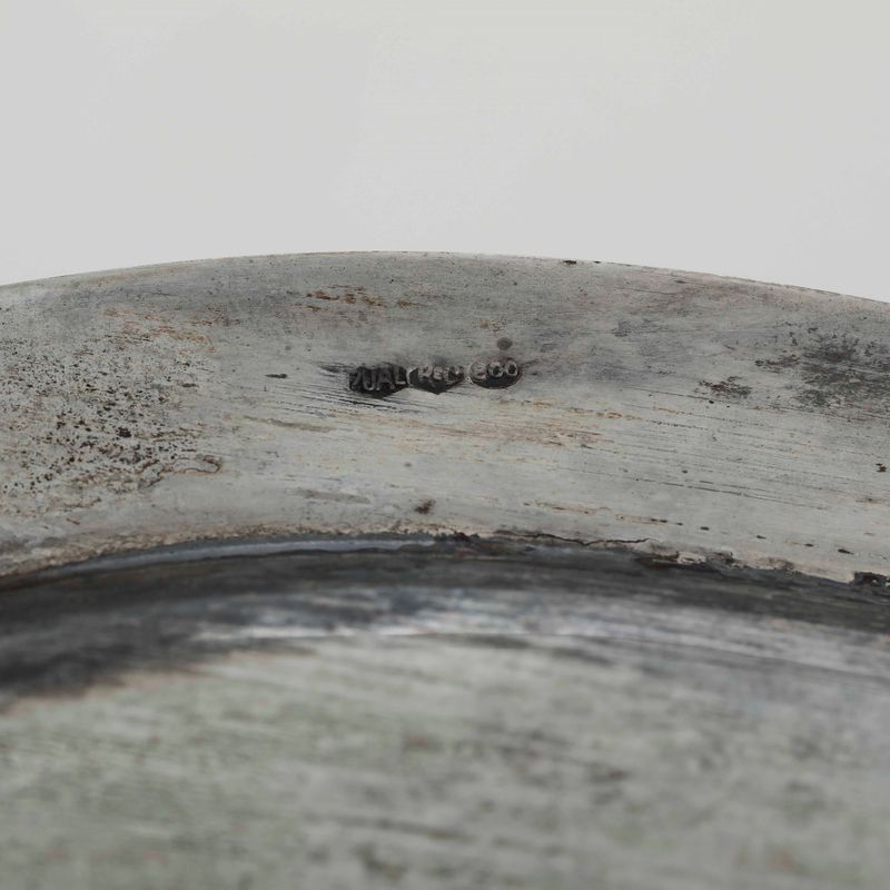 Salsiera. Argenteria Italiana del XX Secolo. Argentiere Ricci & C., Alessandria