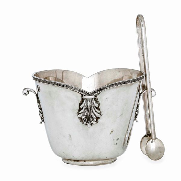 Portaghiaccio. Argenteria milanese del XX secolo. Argentiere Alignani