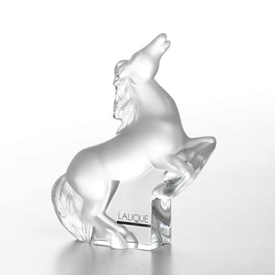 Figurina di Cavallofrancia, Manifattura Lalique, XX Secolo