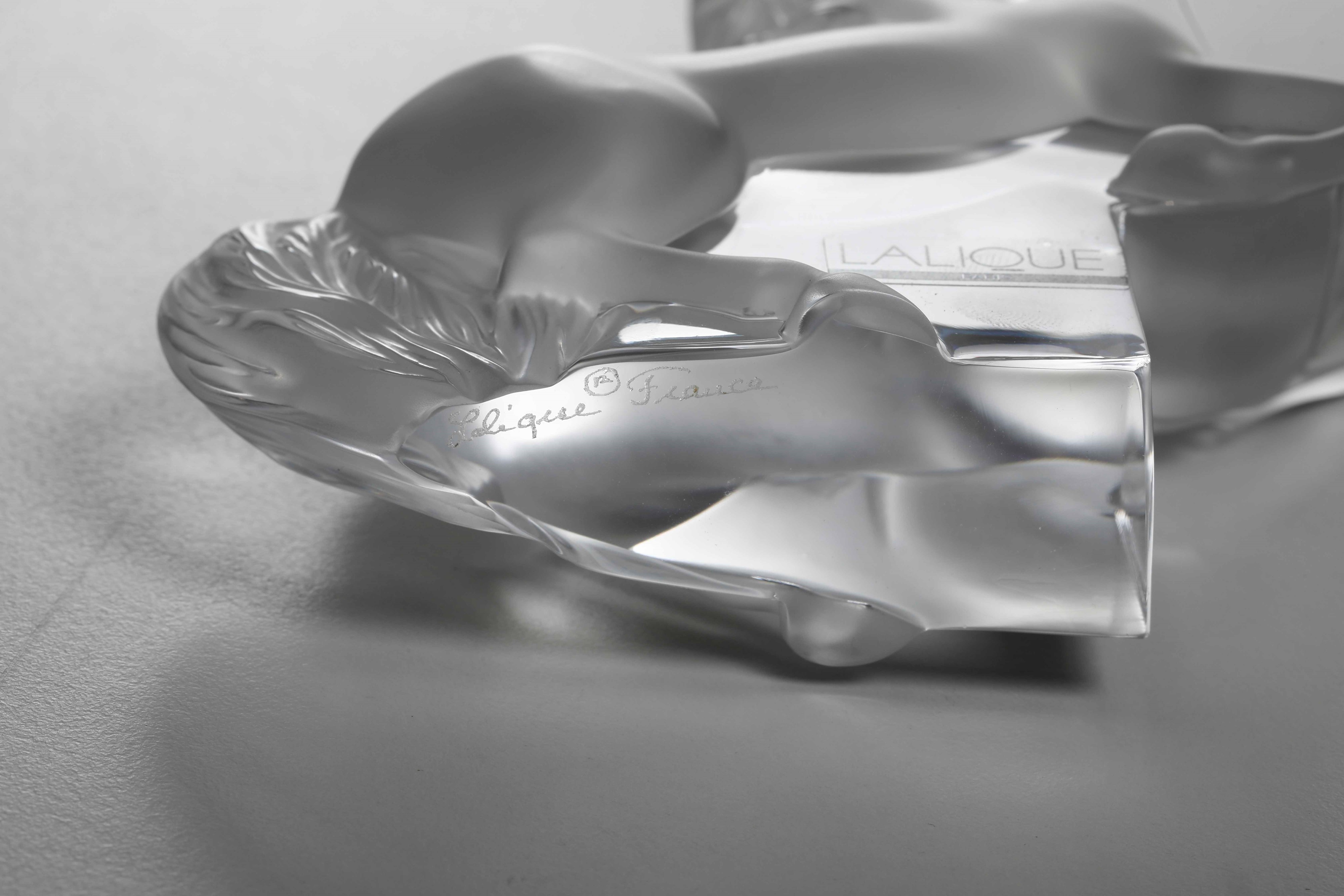 Figurina di Cavallofrancia, Manifattura Lalique, XX Secolo