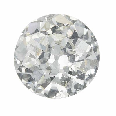 R.A.G. Torino, Diamante di vecchio taglio ct 4,04, colore O-P, caratteristiche interne VS2