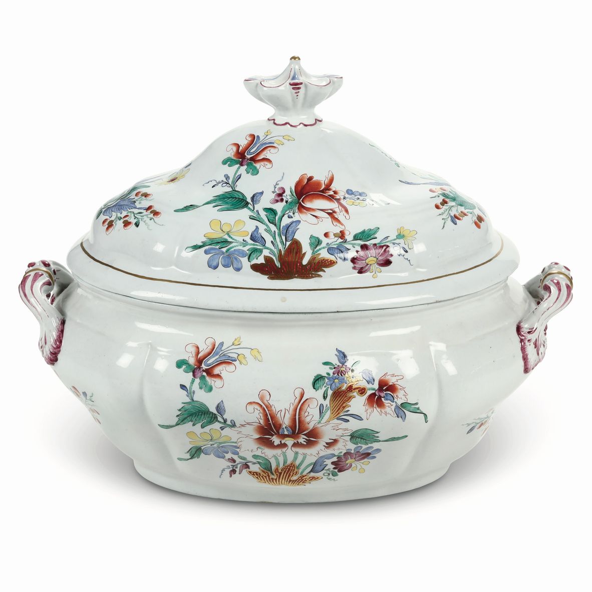 Una Zuppiera e un Vassoiodoccia, Manifattura di Lorenzo Ginori, 1770-1780 Circa