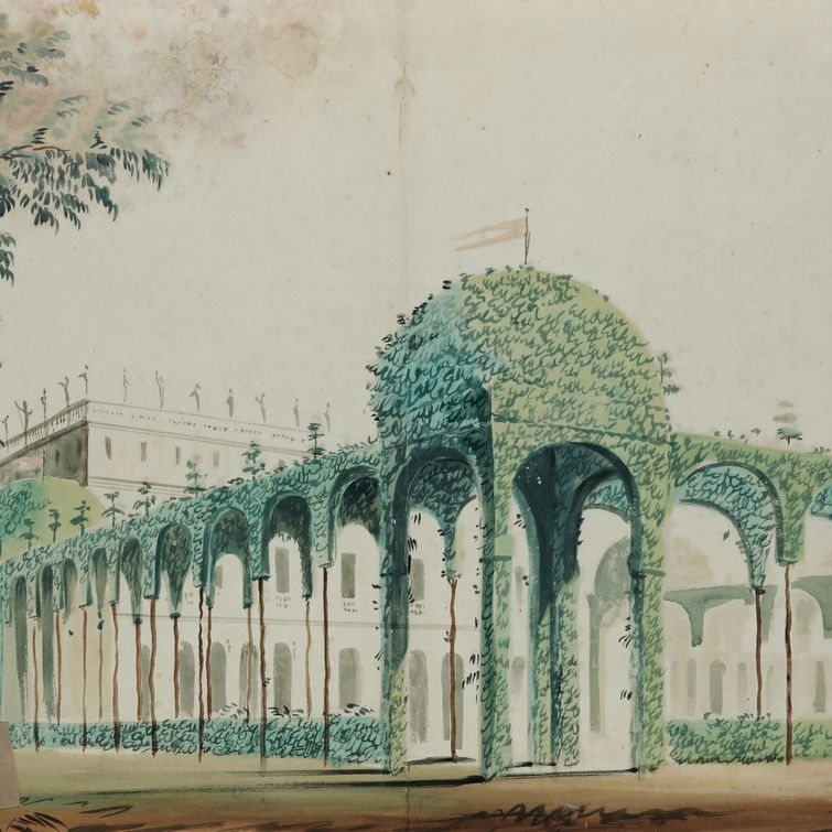 Scuola del XVIII Secolo Vedute con Architetture