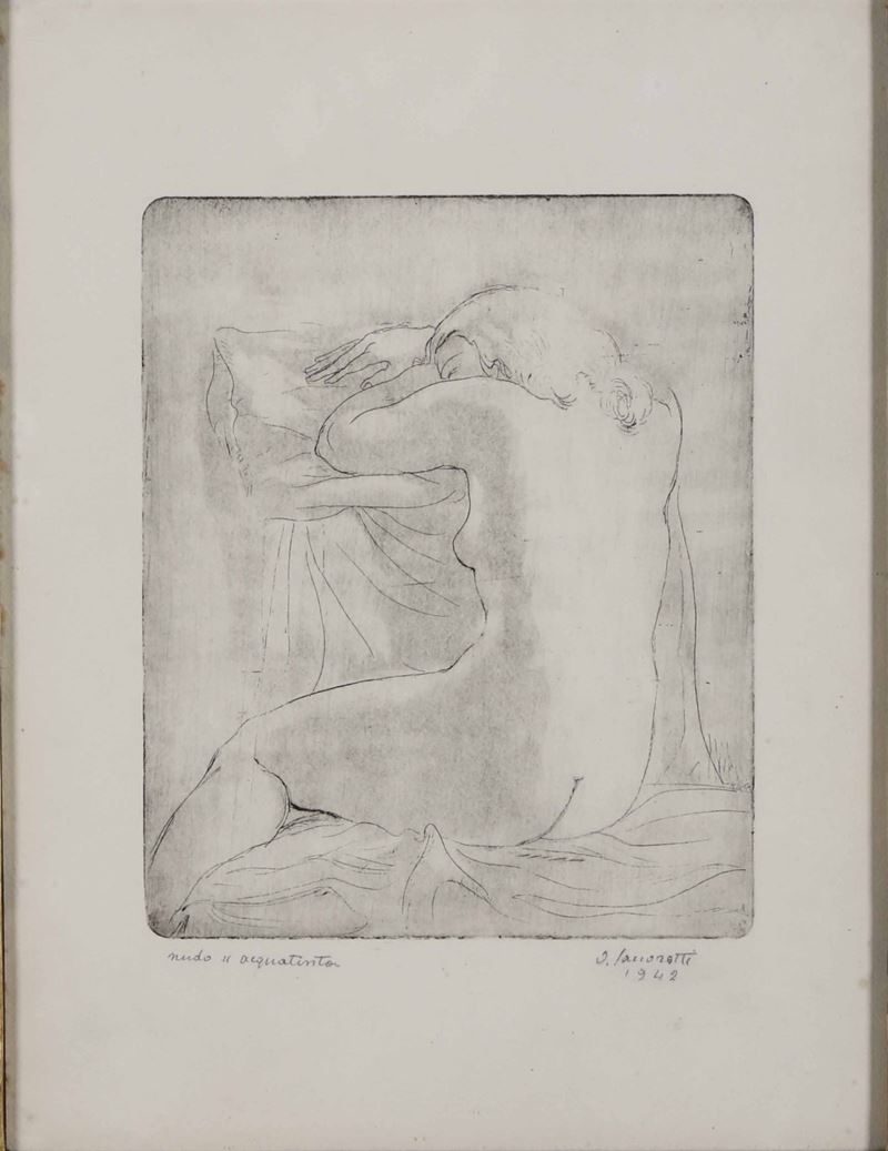 Oscar Saccorotti (1898-1986)  - Asta Stampe Antiche e Moderne - Cambi Casa d'Aste