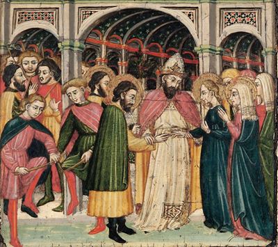 Scuola Ferrarese del XV Secolo Sposalizio della Vergine