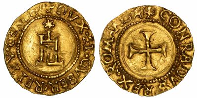 Genova. Dogi Biennali e Governatori della Repubblica, 1528-1797. Scudo D'oro del Sole, Sigle B A.