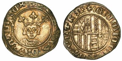 Napoli. Alfonso i D'aragona, 1442-1458. Reale o Grossone.