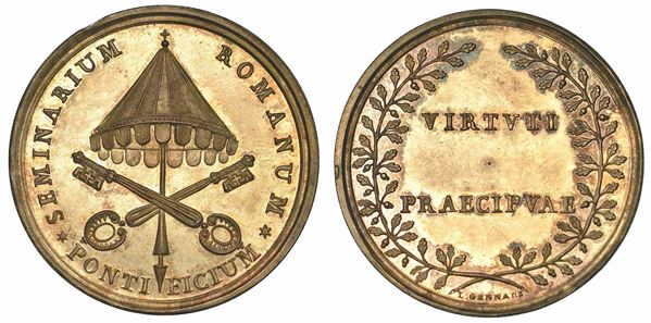 PIO VII (BARNABA CHIARAMONTI), 1800-1823. Medaglia straordinaria in argento 1805.