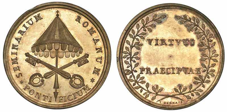 PIO VII (BARNABA CHIARAMONTI), 1800-1823. Medaglia straordinaria in argento 1805.  - Asta Numismatica - I - Cambi Casa d'Aste