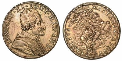 Stato Pontificio. Innocenzo XI, 1676-1689. Piastra A. I.