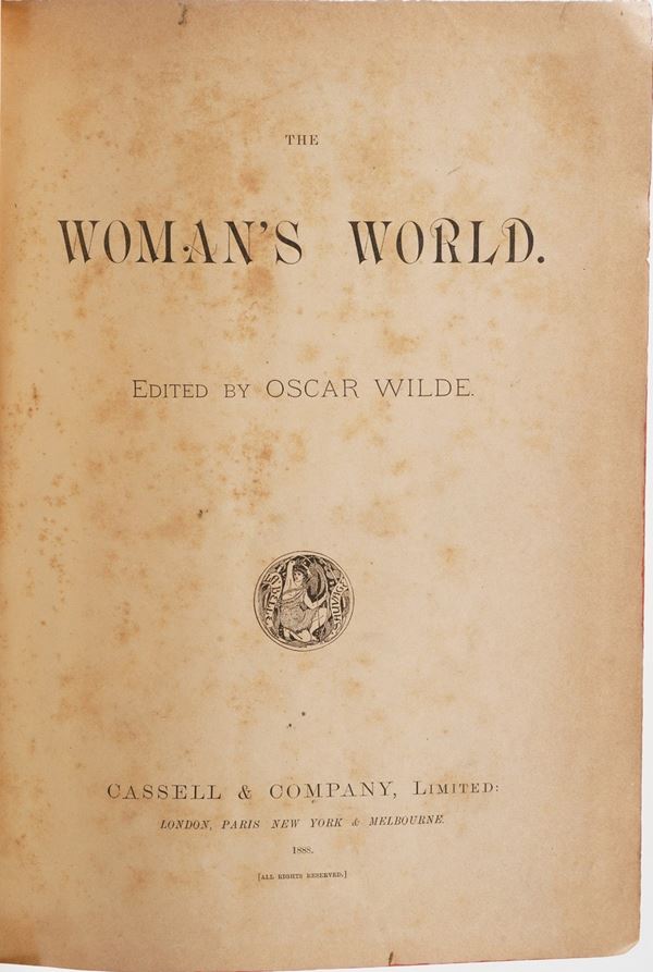 Wilde Oscar. The Woman’s World vol. I. Cassel & Company, London... 1888.