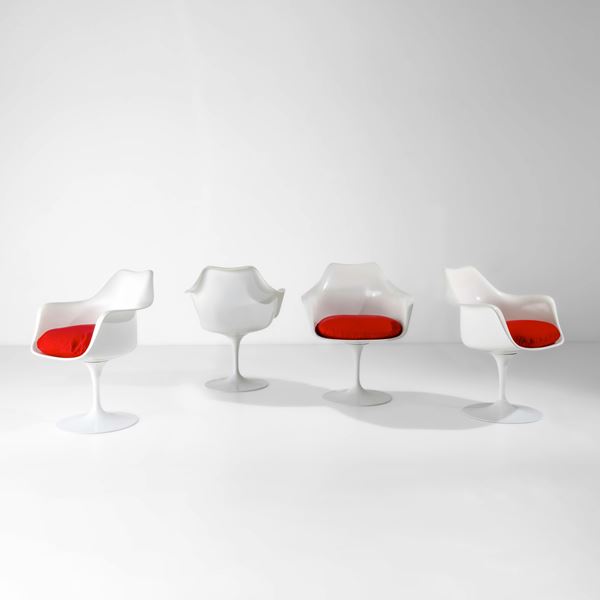 Eero Saarinen - Quattro sedie mod. Tulip 151C