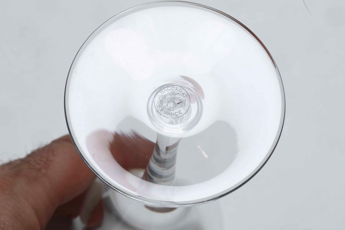 Parte di Servizio di Calici "oenologie"baccarat, Seconda Metà del XX Secolo