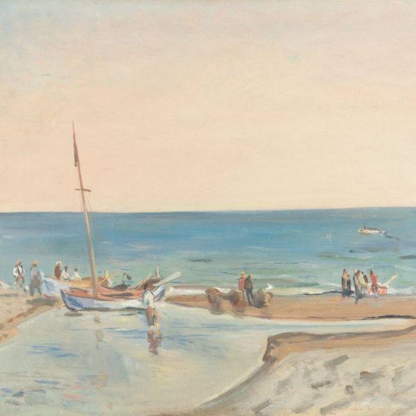 Pittore del XX secolo Marina, 1936