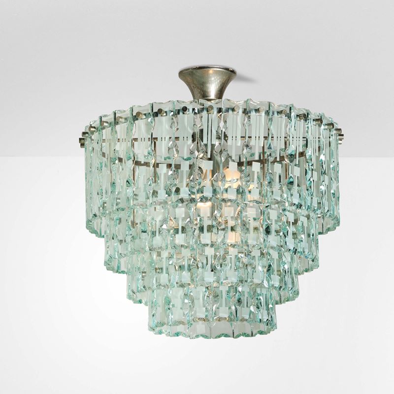 Cristal Art : Lampada a sospensione  - Auction Design Lab - Cambi Casa d'Aste