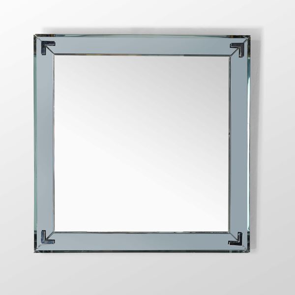 Specchio mod. 2283 con cornice in cristallo.